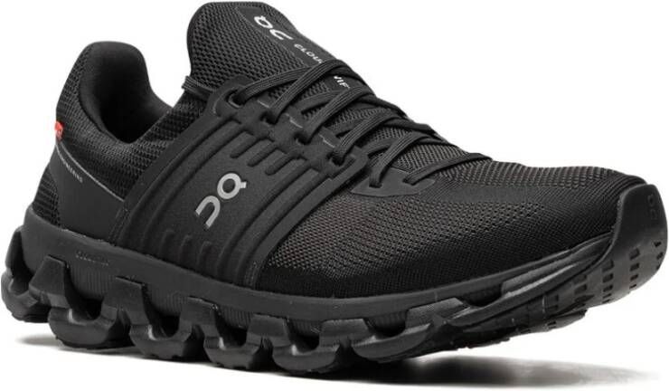 ON Running Zwarte Mesh Sneakers Black Heren