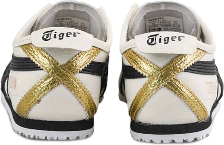 Onitsuka Tiger Cream Black Gold Sneakers White Heren