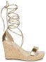 Only Sandalen ONLAMELIA-17 PU FOIL WRAP WEDGE HEEL - Thumbnail 4