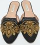 Oscar De La Renta Pre-owned Canvas sandals Black Dames - Thumbnail 3