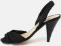 Oscar De La Renta Pre-owned Fabric sandals Black Dames - Thumbnail 2