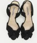 Oscar De La Renta Pre-owned Fabric sandals Black Dames - Thumbnail 3