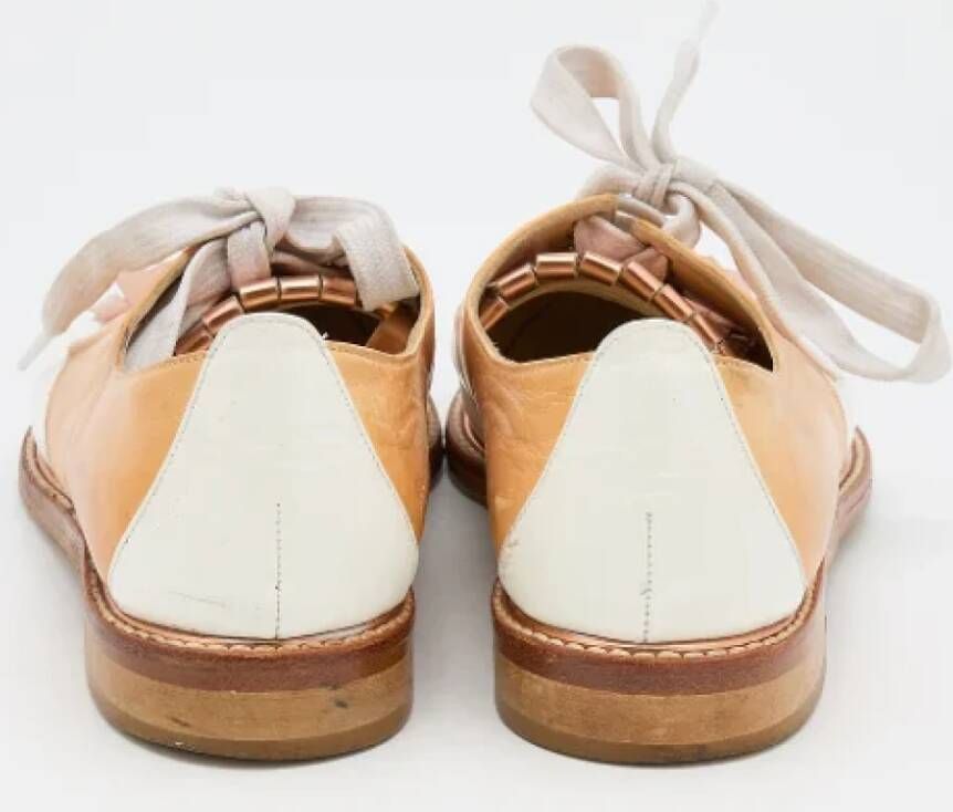 Oscar De La Renta Pre-owned Leather flats Multicolor Dames