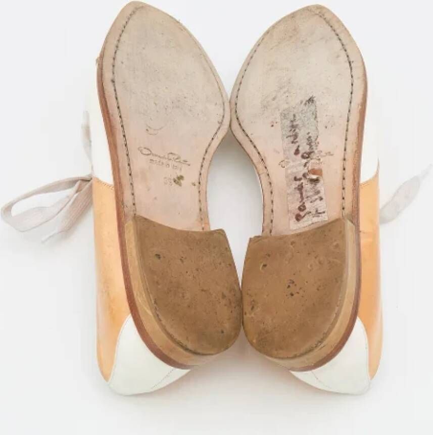 Oscar De La Renta Pre-owned Leather flats Multicolor Dames