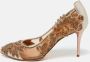 Oscar De La Renta Pre-owned Leather heels Beige Dames - Thumbnail 2