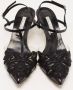 Oscar De La Renta Pre-owned Leather heels Black Dames - Thumbnail 3