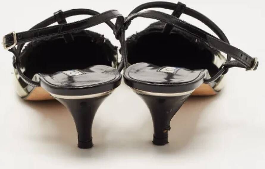 Oscar De La Renta Pre-owned Leather heels Black Dames