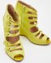 Oscar De La Renta Pre-owned Leather sandals Yellow Dames - Thumbnail 4