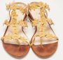 Oscar De La Renta Pre-owned Leather sandals Yellow Dames - Thumbnail 2