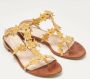 Oscar De La Renta Pre-owned Leather sandals Yellow Dames - Thumbnail 3