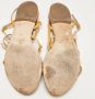 Oscar De La Renta Pre-owned Leather sandals Yellow Dames - Thumbnail 5