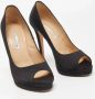 Oscar De La Renta Pre-owned Satin heels Black Dames - Thumbnail 4