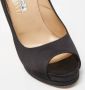 Oscar De La Renta Pre-owned Satin heels Black Dames - Thumbnail 7