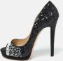 Oscar De La Renta Pre-owned Satin heels Black Dames - Thumbnail 2