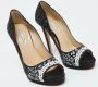 Oscar De La Renta Pre-owned Satin heels Black Dames - Thumbnail 4