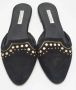 Oscar De La Renta Pre-owned Suede flats Black Dames - Thumbnail 3