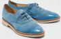 Oscar De La Renta Pre-owned Suede flats Blue Dames - Thumbnail 3