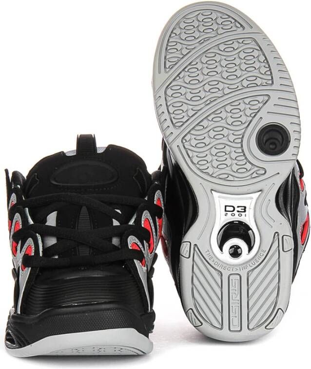 Osiris Chunky Sole Lace Up Skate Shoe Black Heren