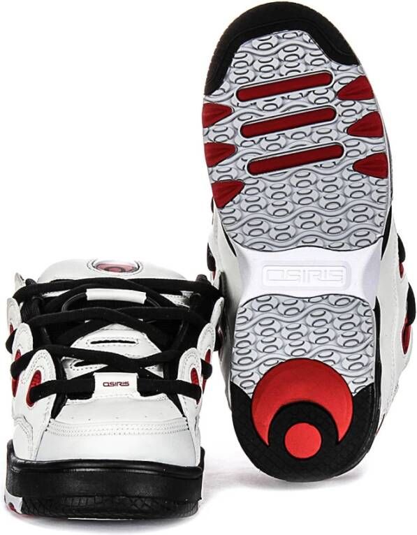 Osiris D3 OG Wit Zwart Rood Heren Schoenen White Heren