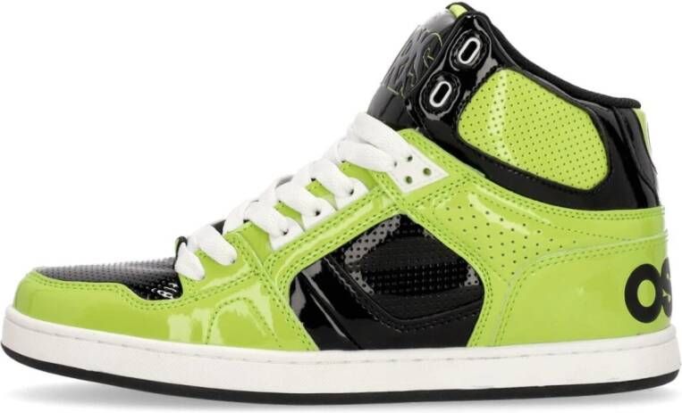 Osiris Hoge Skate Schoenen Lime Wit Multicolor Heren