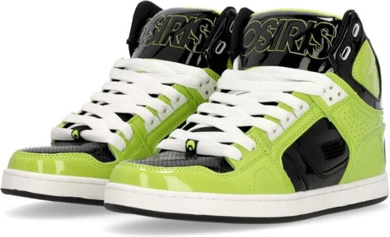 Osiris Hoge Skate Schoenen Lime Wit Multicolor Heren