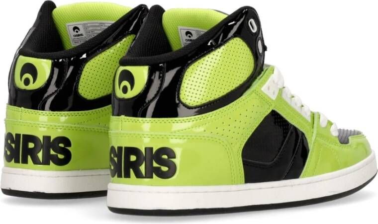 Osiris Hoge Skate Schoenen Lime Wit Multicolor Heren