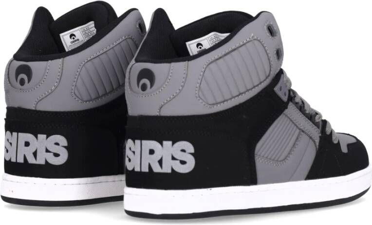 Osiris Hoge Skate Schoenen Zwart Grijs Wit Black Heren