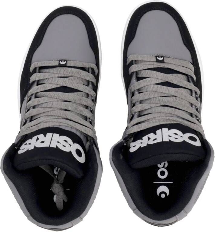 Osiris Hoge Skate Schoenen Zwart Grijs Wit Black Heren