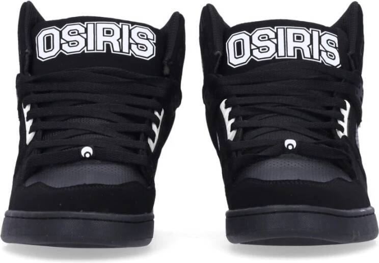 Osiris Hoge Skate Schoenen Zwart Wit Black Heren