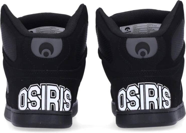 Osiris Hoge Skate Schoenen Zwart Wit Black Heren