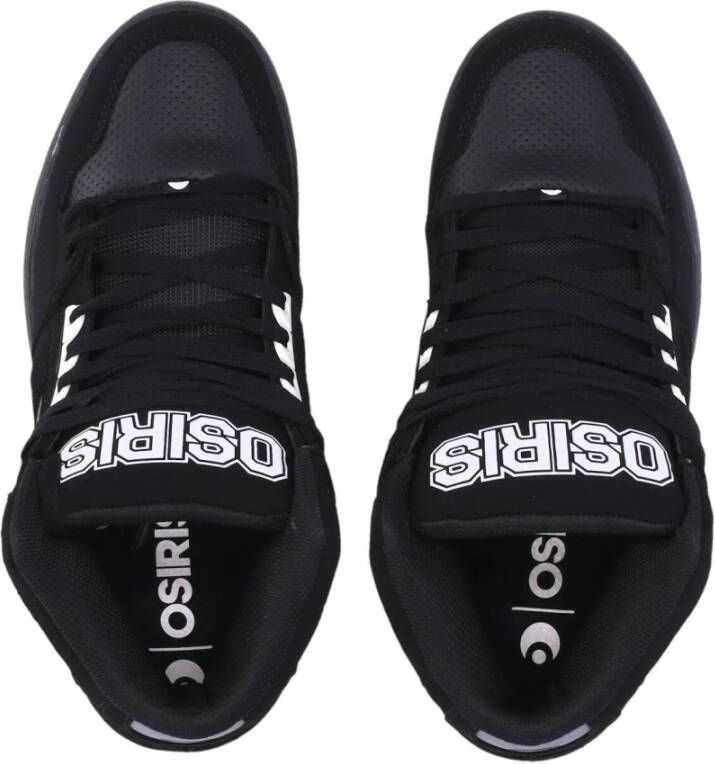 Osiris Hoge Skate Schoenen Zwart Wit Black Heren