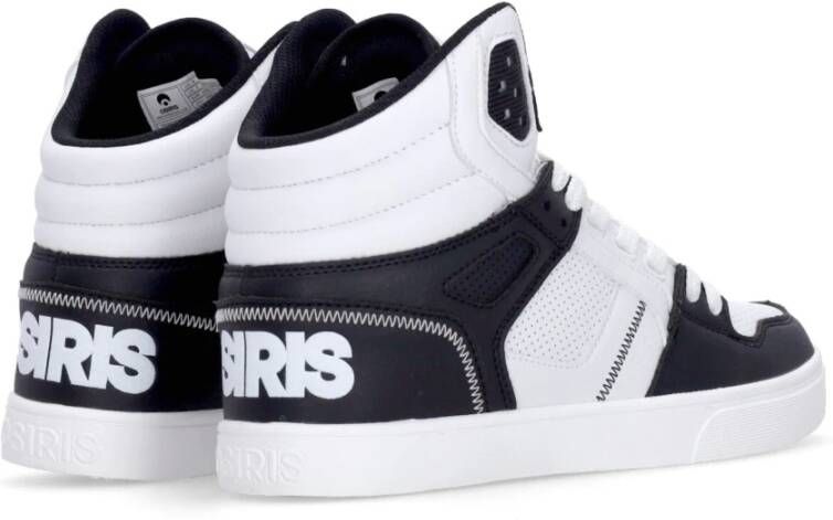 Osiris Hoge Skate Schoenen Zwart Wit Black Heren