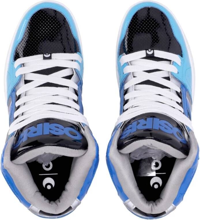 Osiris Hoge Top Skate Schoenen Blauw Grijs Cyaan Blue Heren