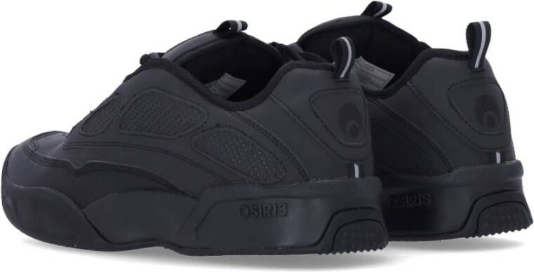 Osiris Zwarte Skate Schoenen Vetersluiting Black Heren