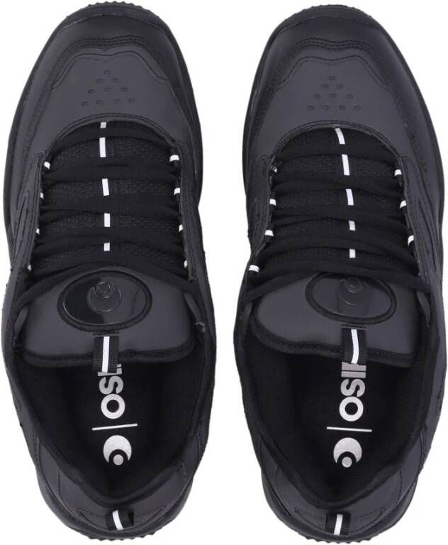 Osiris Zwarte Skate Schoenen Vetersluiting Black Heren