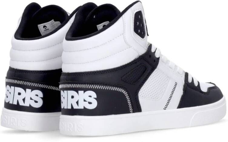Osiris Zwart Wit Skate Schoenen voor Mannen Black Heren