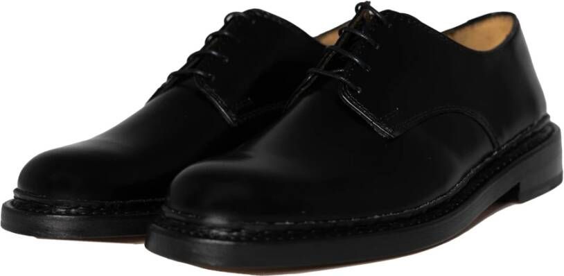 Our Legacy Klassieke Derby Leren Schoen in Zwart Black Heren