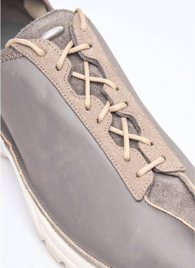 Our Legacy Leren en Nubuck Panel Sneakers Gray Heren