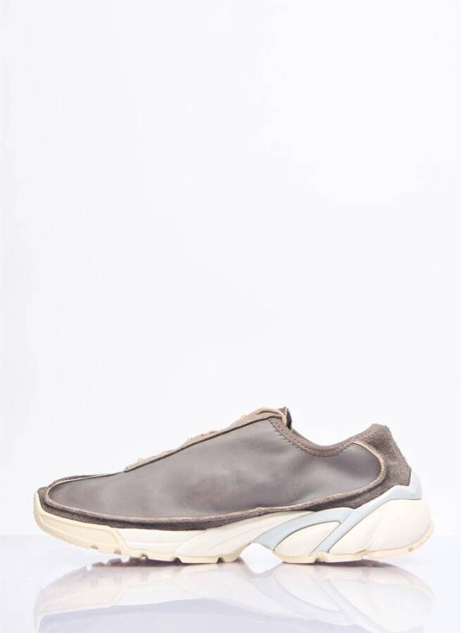 Our Legacy Leren en Nubuck Panel Sneakers Gray Heren