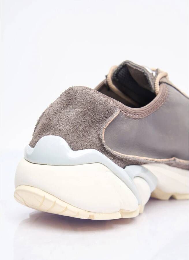 Our Legacy Leren en Nubuck Panel Sneakers Gray Heren