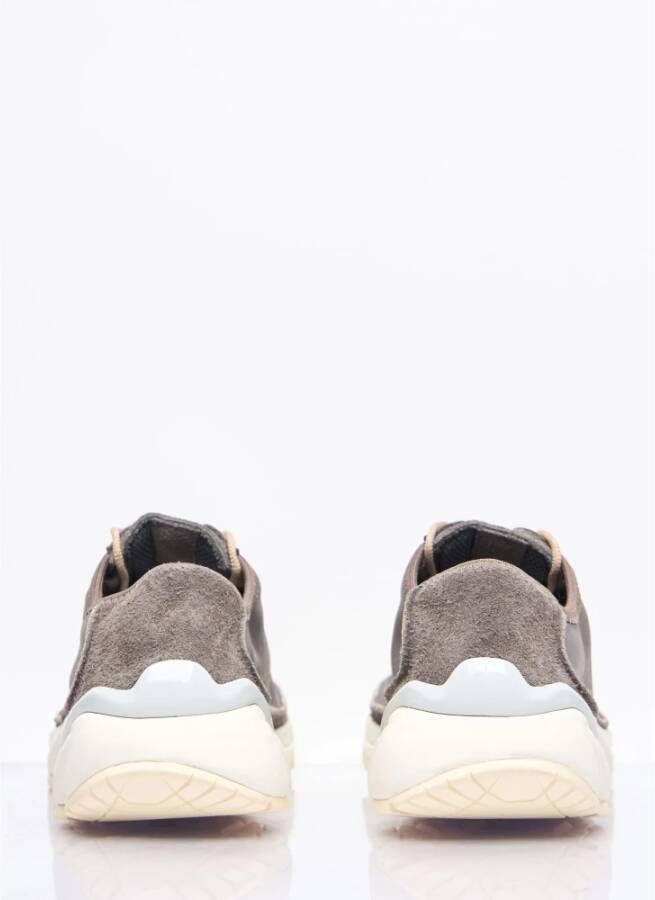 Our Legacy Leren en Nubuck Panel Sneakers Gray Heren