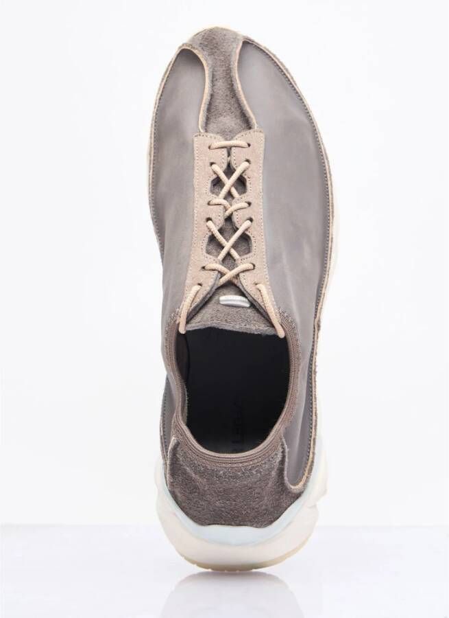 Our Legacy Leren en Nubuck Panel Sneakers Gray Heren