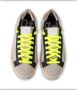 P448 Beige Sneakers met Zwarte Details en Fluorescerende Veters Beige Dames - Thumbnail 2