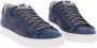 P448 Blauwe Suède Herensneakers Jack Model Blue Heren - Thumbnail 5