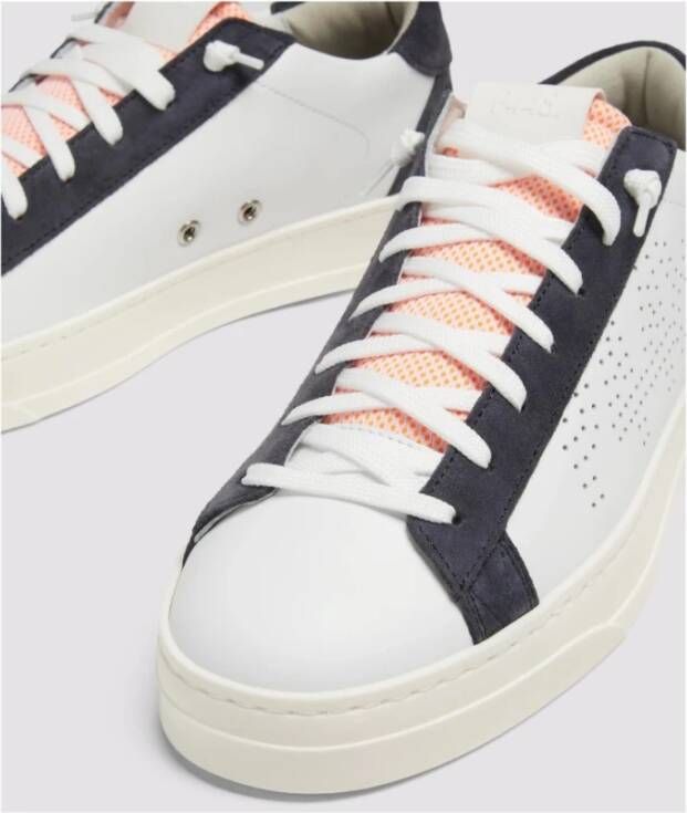 P448 Blauwe Sneakers White Heren