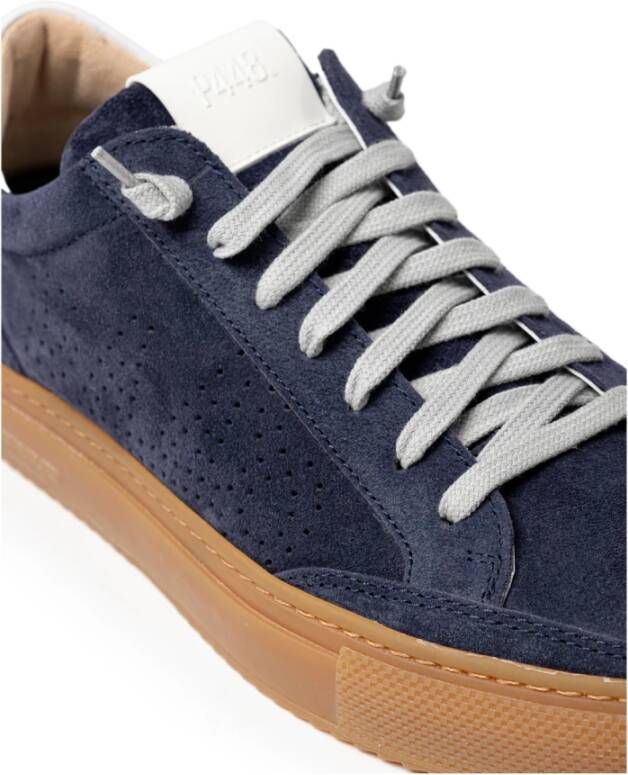 P448 Blauwe Suède Sneakers Soho-W Blue Dames