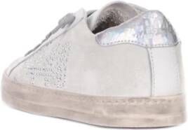 P448 Dames Sneakers van Leer met Logo Wit Dames