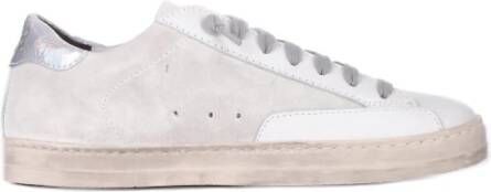 P448 Dames Sneakers van Leer met Logo Wit Dames