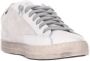 P448 Grijze Suède Sneaker met Zilveren Accenten White Dames - Thumbnail 5