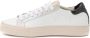 P448 Donkere Leren Sneakers Thea White Dames - Thumbnail 2